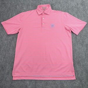 Peter Millar Summer Comfort Polo Shirt Mens Medium Golf 2017 US Open Erin Hills‎